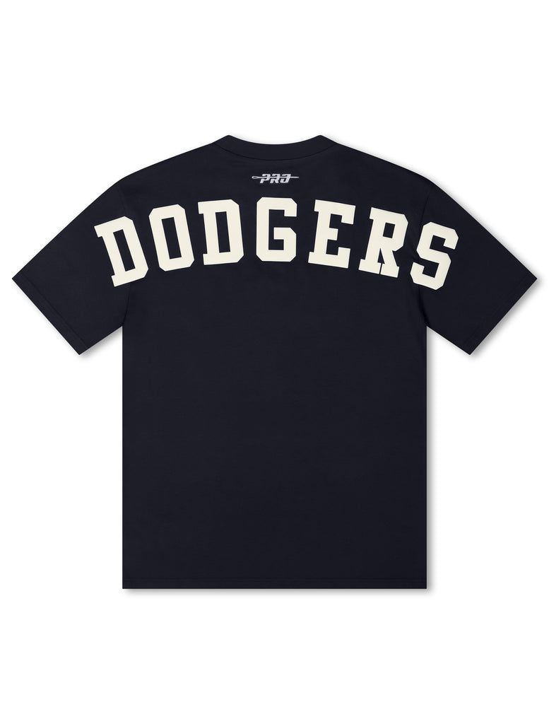 Pro Standard La Dodgers Wingspan Drop Shoulder Tee - Midnight Navy
