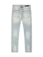 Load image into Gallery viewer, Embellish Frost Denim Slim Jeans - Blue