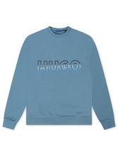 Load image into Gallery viewer, Hugo Nogocrew Crewneck - Blue