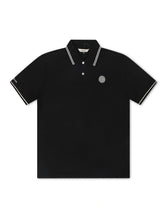 Load image into Gallery viewer, Malbon Fairway Applique Pique Polo - Black