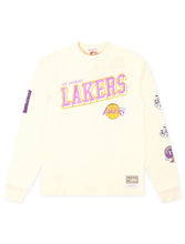 Load image into Gallery viewer, Mitchell &amp; Ness Lakers Long Sleeve - Cream