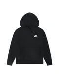 Nike Big Kids Sportswear Club Hoodie - Fleece Black/White