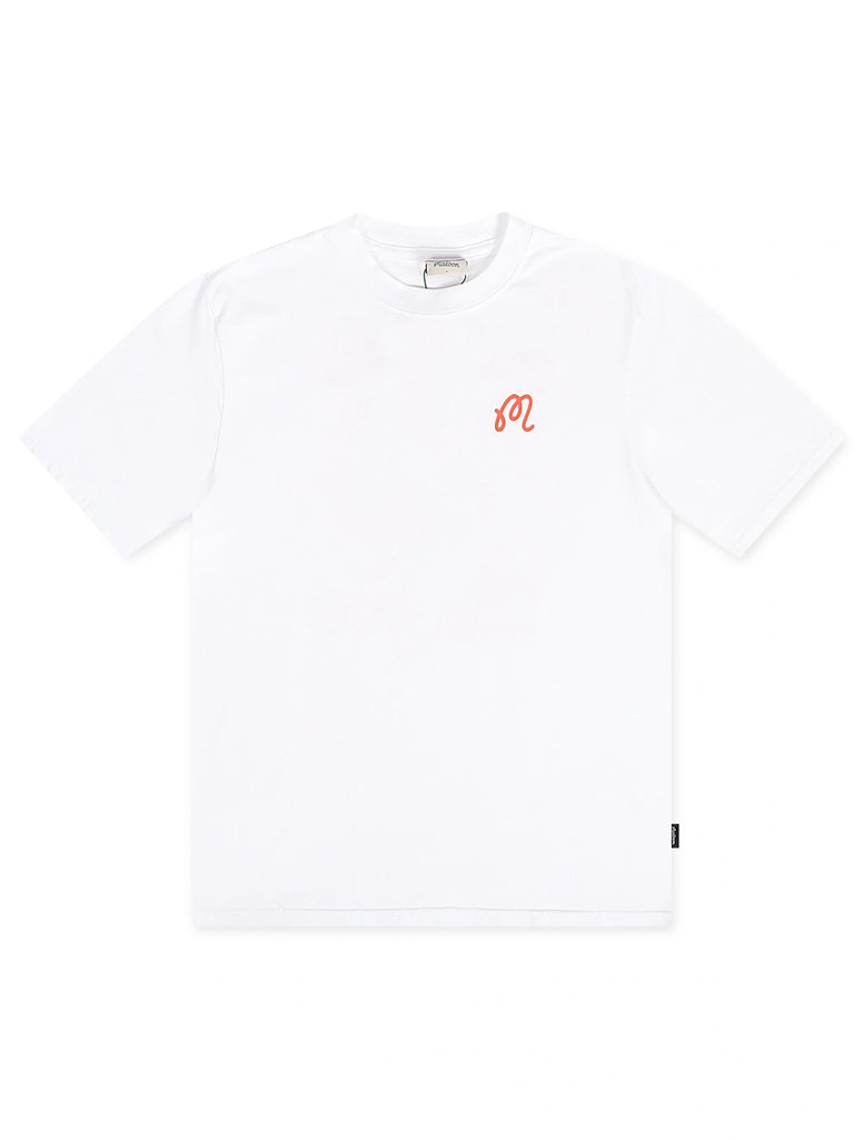 Malbon Bermuda Rooster Tee - White