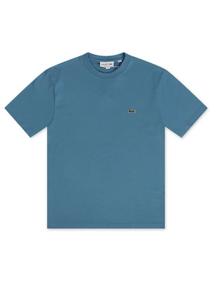 Lacoste Mens Cotton Tee - Blue