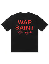 Load image into Gallery viewer, Warsaint LA Script Tee - Black/Red