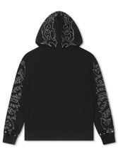 Load image into Gallery viewer, Revenge Tribal Skull Studded Zip-Up - Black/Silver