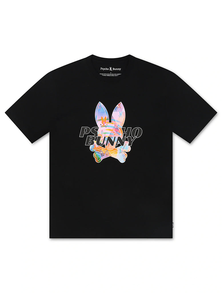 Psycho Bunny Milos Graphic Tee - Black