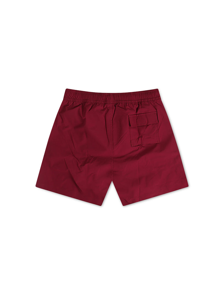 Psycho Bunny Kids Palmview Hydrochromic Swim Trunk - Crimson