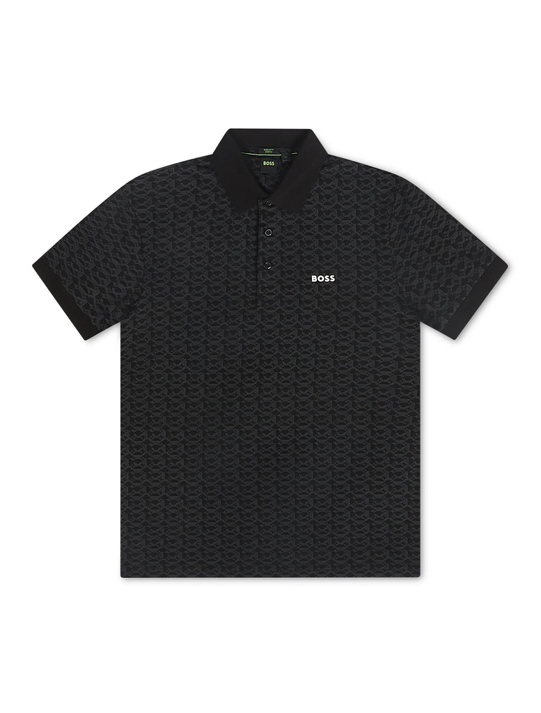 Boss Green Paddy Striped C Polo - Black