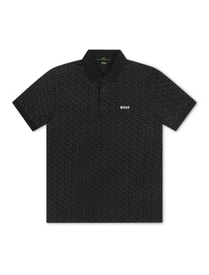 Boss Green Paddy Striped C Polo - Black