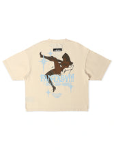 Load image into Gallery viewer, Gala Original Fantasy Cropped Tee - Cream