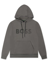 Load image into Gallery viewer, Boss Soody Tape Logo Hoodie - Gray