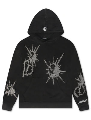 Concept LA Flail Hoodie - Black Washed