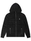 Psycho Bunny Mens Humphrey Hooded Puffer Jacket - Black