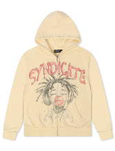 Load image into Gallery viewer, The Syndicate Youth Hoodie - Cream Wash