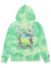 Load image into Gallery viewer, Malbon Grateful Dead Fesque Hoodie - Green Tie Dye