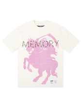 Load image into Gallery viewer, Memory Lane Studded Tee - White