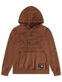 Smugglers Moon Woven Hoodie - Brown