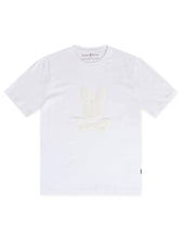 Load image into Gallery viewer, Psycho Bunny Kingston Graphic Tee - White
