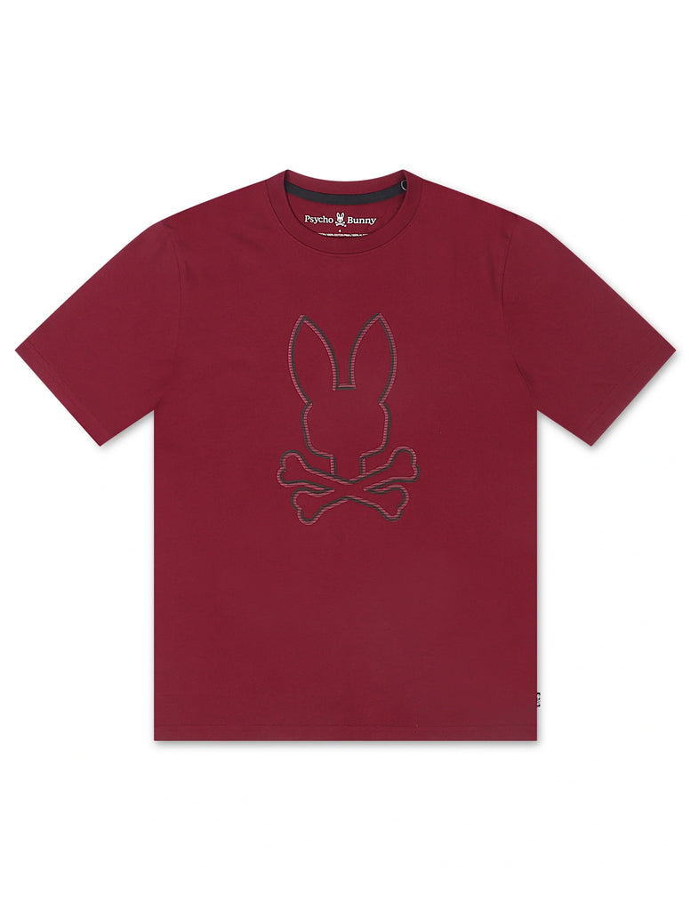 Psycho Bunny Hamilton Graphic Tee - Crimson