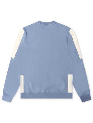 Makobi Star Rhinestone Crewneck - Smoke Blue