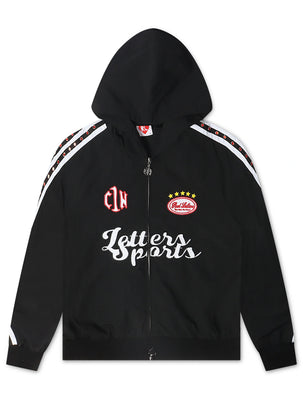 Red Letters x Cam Newton Rhinestone Hoodie - Black
