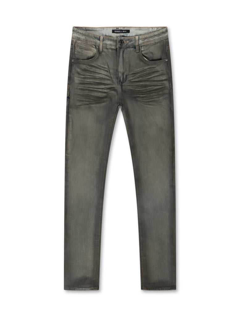 Embellish David Skinny Jeans - Washed Black