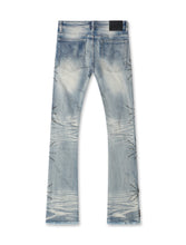 Load image into Gallery viewer, Frost Originals All Over Rhinestone Stacked Jean - Light Wash
