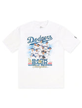 Load image into Gallery viewer, New Era LA Dodgers Back 2 Back Champs Tee - White