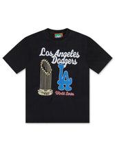 Load image into Gallery viewer, Red Letters La World Champs Tee - Vintage Black