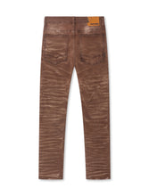 Load image into Gallery viewer, Makobi Distressed Straight Leg Jeans – Brown