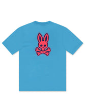Load image into Gallery viewer, Psycho Bunny Sloan Back Graphic Tee - Aquarius