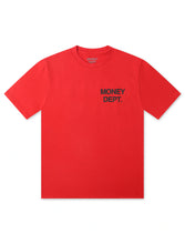 Load image into Gallery viewer, Money Dept. Los Angeles Puff Print Tee - Red/Black