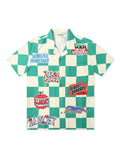 Almost Someday Hendrix Button Up - Green