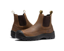 Load image into Gallery viewer, ROCKROOSTER Woodland Brown 6 inch Composite Toe Pull-on Leather Work Boots AK664