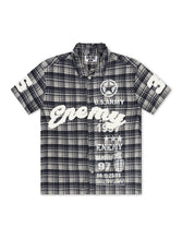 Load image into Gallery viewer, N.M.E NYC No Mercy Flannel Overshirt - Blue