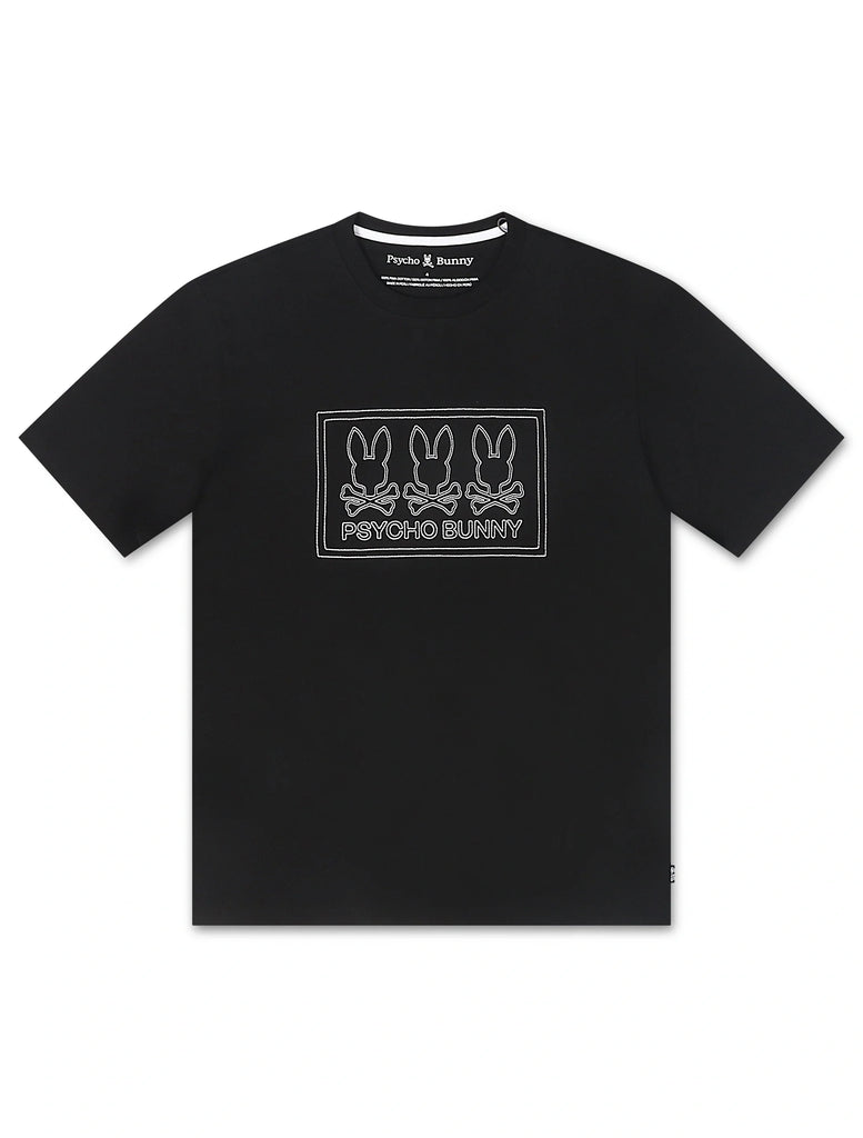 Psycho Bunny Tacoma Graphic Tee - Black