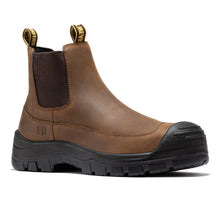 Load image into Gallery viewer, ROCKROOSTER Woodland Brown 6 inch Composite Toe Pull-on Leather Work Boots AK664