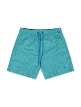 Load image into Gallery viewer, Psycho Bunny Jasper Aop Lightweight Swim Trunk - Green Gecko