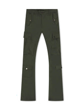 Load image into Gallery viewer, Jordan Craig Stacked Rodeo Polyester Cargo Pants - Olive