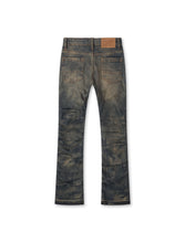 Load image into Gallery viewer, Jordan Craig Kids Pleated Side Seam Shredded Jeans - Dark Vintage