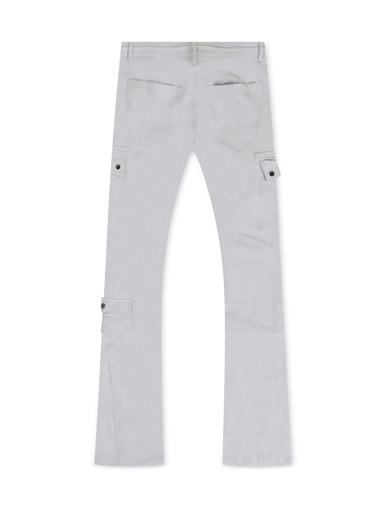 Jordan Craig Stacked Rodeo Polyester Cargo Pants - Grey