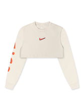 Load image into Gallery viewer, Nike Womens Oversized Long Sleeve - Light Bone