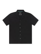 Load image into Gallery viewer, Psycho Bunny Bryan Camp Collar Shirt - Black