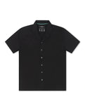 Psycho Bunny Bryan Camp Collar Shirt - Black