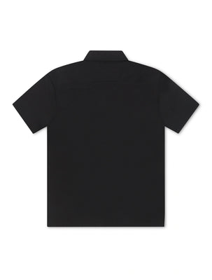 Psycho Bunny Bryan Camp Collar Shirt - Black