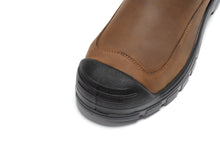 Load image into Gallery viewer, ROCKROOSTER Woodland Brown 6 inch Composite Toe Pull-on Leather Work Boots AK664