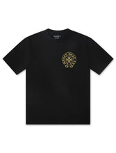 Load image into Gallery viewer, Money Dept. Vintage Old English Tee - Black/Gold