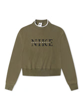 Load image into Gallery viewer, Nike Womens Phoenix Oversized Crewneck - Medium Olive