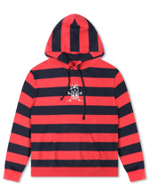 Load image into Gallery viewer, Cult Of Individuality Pullover Novelty Hoodie - Rouge Red/Navy